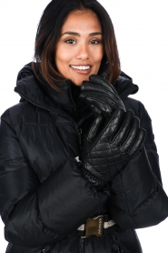 Goldbergh |  Leather ski gloves Nishi | black  | Picture 2