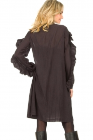 Les Favorites |  See-through oversized dress Norah | black  | Picture 7
