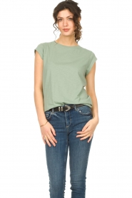 CC Heart |  T-shirt with round neck Classic | green  | Picture 3