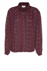 Les Favorites |  Blouse with print Molly | red | Picture 1