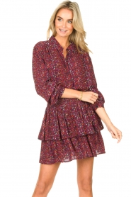 Les Favorites |  Blouse with print Molly | red | Picture 2