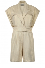CHPTR S |  Playsuit with gold coloured coating Chipper | gold