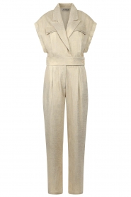 CHPTR S |  Jumpsuit with gold coloured coating Joy | gold  | Picture 1