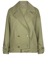 CHPTR S |  Short double-breasted coat Elation | green  | Picture 1