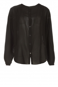  Transparent blouse Zoya | black