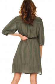 ba&sh :  Dress with lurex Kenya | green - img8