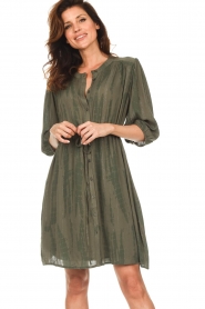 ba&sh |  Dress with lurex Kenya | green  | Picture 2