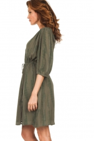 ba&sh |  Dress with lurex Kenya | green  | Picture 7