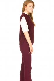 Aaiko |  Knitted spencer Anneli | bordeaux  | Picture 6