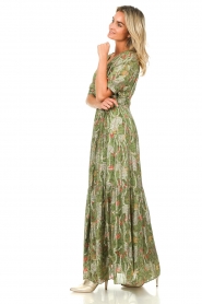 ba&sh |  Floral printed maxi dress Ruby | green   | Picture 5