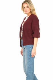 Aaiko :  Knitted cardigans Malani | red - img6