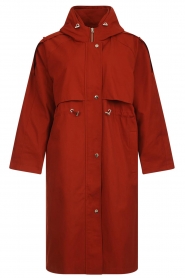 ba&sh |  Oversized trenchcoat Ted | red   | Picture 1
