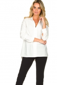 D-ETOILES CASIOPE |  Travelwear blouse Veritas | white  | Picture 2