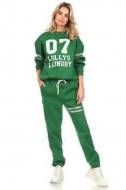Lollys Laundry | Sweatpants Mona | groen  | Afbeelding 3
