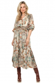 Lollys Laundry :  Floral printed maxi dress Britta | multi - img2