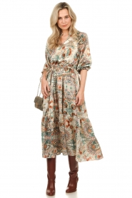 Lollys Laundry :  Floral printed maxi dress Britta | multi - img4