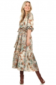 Lollys Laundry |  Floral printed maxi dress Britta | multi  | Picture 5
