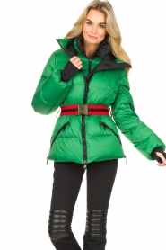 Goldbergh |  Down coat with hood Graze | green  | Picture 2