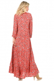 Lollys Laundry :  Floral maxi dress Nee | red - img7