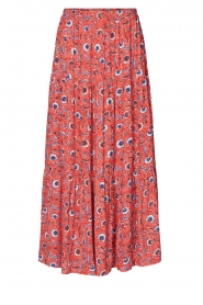 Lollys Laundry |  Floral maxi skirt Bonny | red  | Picture 1