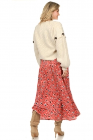 Lollys Laundry |  Floral maxi skirt Bonny | red  | Picture 6