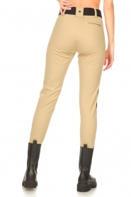 Goldbergh |  Ski pants with stirrup Vintage | beige  | Picture 6