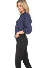 Lollys Laundry |  Pussybow blouse Ellie | blue  | Picture 6