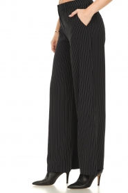 Lollys Laundry |  Striped trousers Leo | dark blue  | Picture 5