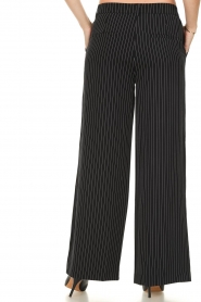 Lollys Laundry |  Striped trousers Leo | dark blue  | Picture 6