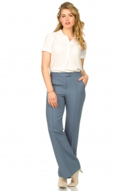Aaiko |  Wide fit trousers Chantalle | blue  | Picture 3