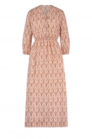 Aaiko |  Midi dress with print Balina | pink  | Picture 1