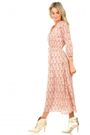 Aaiko |  Midi dress with print Balina | pink  | Picture 5
