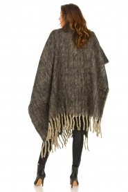 JC Sophie |  Knitted poncho Jaelle | grey  | Picture 7