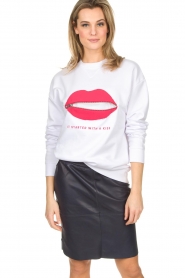 Zoe Karssen |  Sweater Kiss | white  | Picture 2