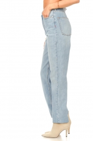 Tomorrow Denim :  Straight fit jeans Ewa | blauw - img7