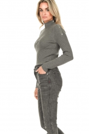 Dante 6 |  Ribbed turtleneck sweater Ophylin | grey  | Picture 5