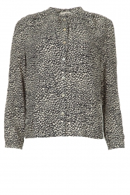 JC Sophie |  Printed blouse Julian | black  | Picture 1