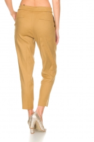 AnnaRita N |  Linen trousers Noah | camel  | Picture 5