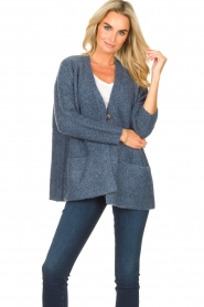 JC Sophie |  Knitted cardigan Joanna | blue  | Picture 4