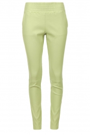 Ibana |  Stretch leather pants Colette | pistache