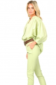 Ibana |  Oversized blouse Tiren | green  | Picture 7