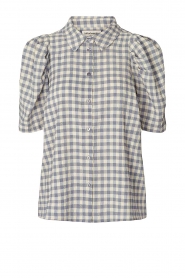 Lollys Laundry |  Checkered blouse Aby | blue
