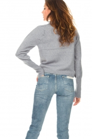 Lollys Laundry :  Puff sleeve sweater Pricilla | light blue - img7