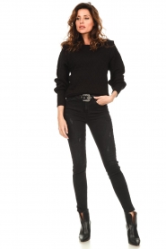 Dante 6 |  Quilted sweater Ohara | black  | Picture 3