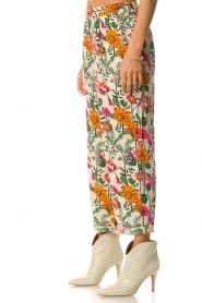 Lollys Laundry |  Pants with flower print Maisie | pink | pink  | Picture 5