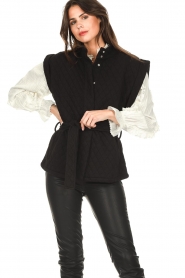 Dante 6 |  Quilted waistcoat Robina | black  | Picture 2