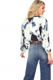Lollys Laundry :   Blouse with tie dye effect Ralph | blue  - img9