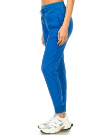 Liu Jo Easywear |  Cotton joggers Mila | blue  | Picture 5