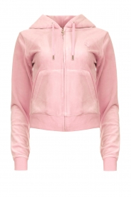 Juicy Couture | Velours vest Robertson | pale pink  | Afbeelding 1