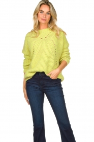 Set |  Heavy knitted sweater Bejo | yellow  | Picture 2